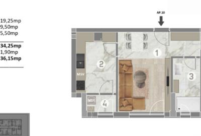 Garsoniera sector 4 - 1