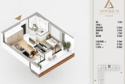AP. 2CAM. PROIECT ASTORIUM / LOCUINTA SAU INVESTITIE.COMISION 0%! - 3