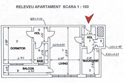 Apartament cu 2 camere semidecomandat în Drumul Taberei - 1