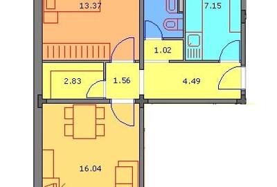 Esplanada Oancea apartament cu 2 camere decomandat Cod 157143 Esplanada Oancea apartament cu 2 camere decomandat Cod 157143 - 2