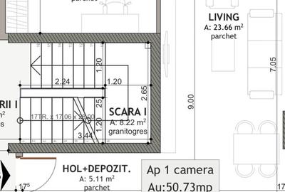 Apartament cu 2 camere decomandat în Exterior Vest - 2