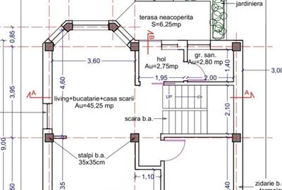 Casă cu 4 camere cu Teren 340 Mp în Central - 11