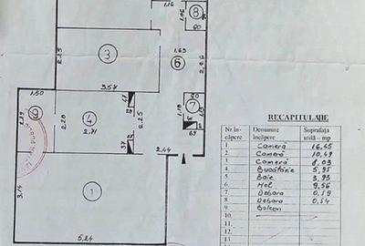 Apartament cu 3 camere decomandat în Țiglina 3 - 1