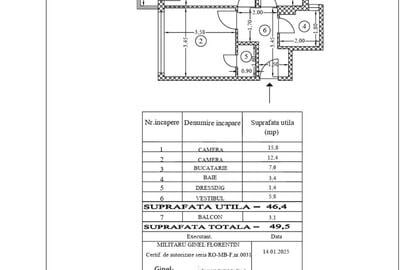 Apartament cu 2 camere decomandat în Berceni - 11