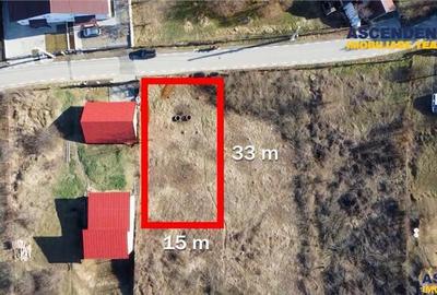 FILM!Teren intravilan, construibil in Valea Iubirii pe 500 mp, aria Corunca, acces facil spre T #226 - 2