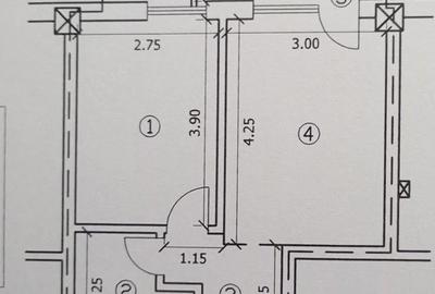 Apartament cu 2 camere semidecomandat în Central - 4
