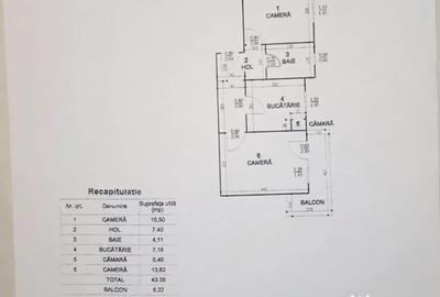 Apartament cu 2 camere decomandat în Precista - 18