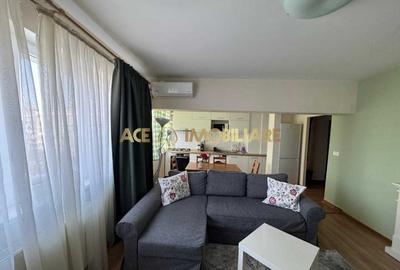 Apartament cu 2 camere semidecomandat, mobilat în 1 Mai