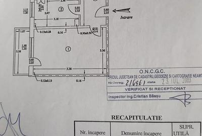 Apartament cu 2 camere decomandat în Central
