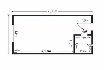 Apartament cu 2 camere semidecomandat în Gării - 1