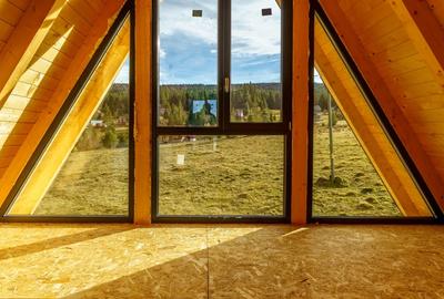 Cabana A-Frame, semifinisata, Smida - 8