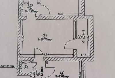 Apartament cu 3 camere semidecomandat în Tomis I - 2