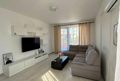 Apartament cu 2 camere semidecomandat, mobilat în Pipera