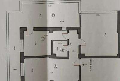 Apartament cu 3 camere decomandat în Ultracentral - 1