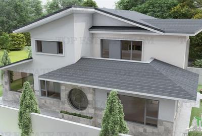 Vila superba in lucru, in zona exclusivista ROSU-DUDU-PADURE, 580 mp teren, 271