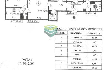 Apartament cu 4 camere decomandat în Eminescu - 9