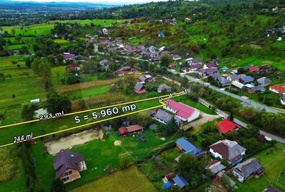 Teren de vanzare 5,960mp Unguras - 3