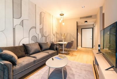 Apartament cu 2 camere semidecomandat, mobilat în Floreasca