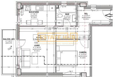 Apartament cu 2 camere în Vest - 3