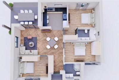 Casa 109 mp + CURTE 500 MP, in Petresti/Corbeanca - 3