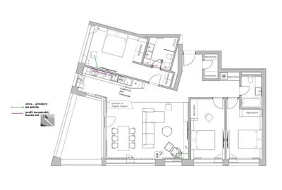 Penthouse cu 4 camere, mobilat în Central - 19