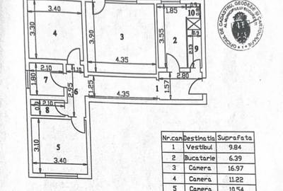 Apartament cu 3 camere decomandat în Titulescu - 12