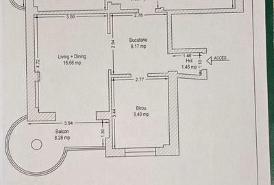 Apartament cu 4 camere decomandat în Central - 1