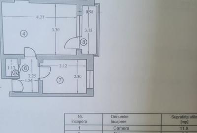 Apartament cu 2 camere semidecomandat în Radu Negru - 2
