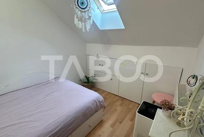 Apartament la mansarda 80 mpu mobilat utilat zona Rahovei Sibiu - 8