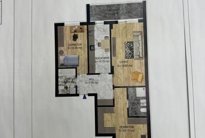 Apartament cu 3 camere în Titan - 3