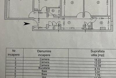 Apartament cu 3 camere decomandat în Siderurgiștilor - 13