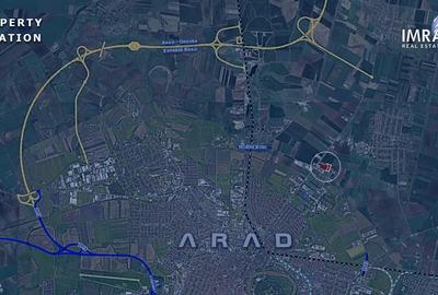 1.87 HA - Teren de Vanzare - Arad N-E (P.U.Z. Retail Aprobat) - 2