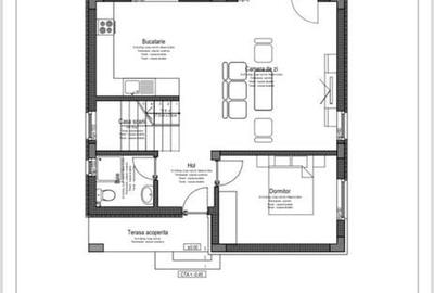 Casă cu 4 camere în Central