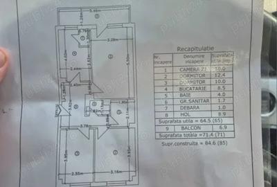 Vand Apartament 3 camere la MB8 - 1