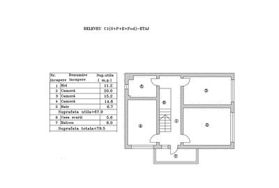 Vila Brancoveanu, Alunisului, S+P+1+M, 311 mpu, teren 200 mp, garaj - 3