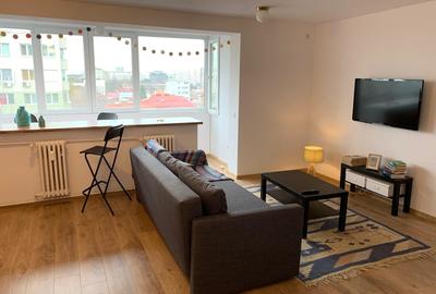 Apartament cu 2 camere semidecomandat, mobilat în Basarab