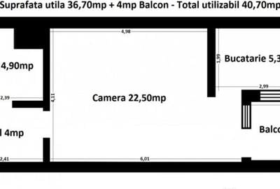 Garsonieră în Central - 1