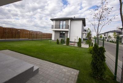 Vila individuala in complex,mobilata,  incalzire in pardoseala , teren 400 mp - 2