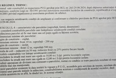 Teren de 627 mp, în Central