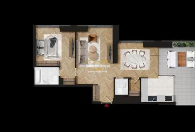 Apartament cu 2 camere decomandat în Central - 24