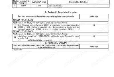 Teren intravilan 2078 mp langa padure - Piscu Ciolpani Snagov - 9