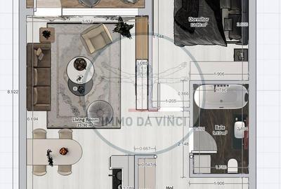 Apartament de vanzare 2 camere 57mp 2550 EUR-MP - 12