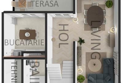 Casă cu 4 camere în Valu lui Traian - 2