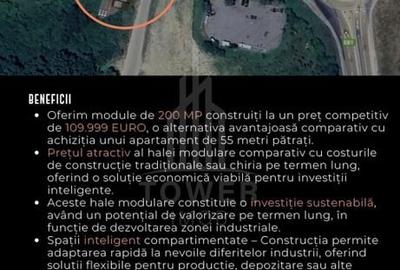 HALE INDUSTRIALE MODERNE ÎN PARCUL INDUSTRIAL SIBIU | 2200mp Teren 200mpu - 8
