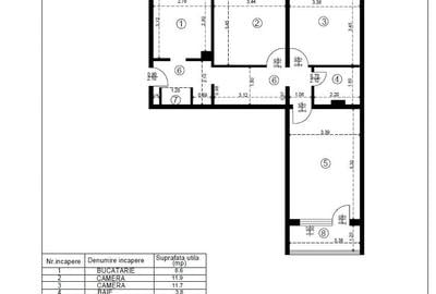 Apartament cu 3 camere decomandat în Alexandru cel Bun - 7