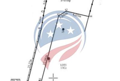 Teren Construcții intravilan de 455 mp, în 1 Mai - 6