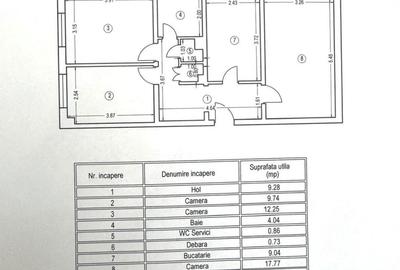 Apartament cu 3 camere decomandat, mobilat în Faleza Nord - 8