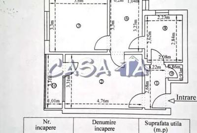 Apartament 3 Camere, Etaj 4, Strada Aleea Teilor - Zona 9 Mai