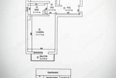 Apartament cu 3 camere semidecomandat în Central - 15