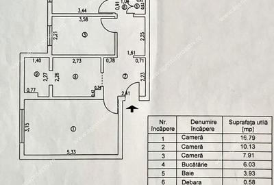 Apartament cu 3 camere decomandat în Țiglina 2 - 12